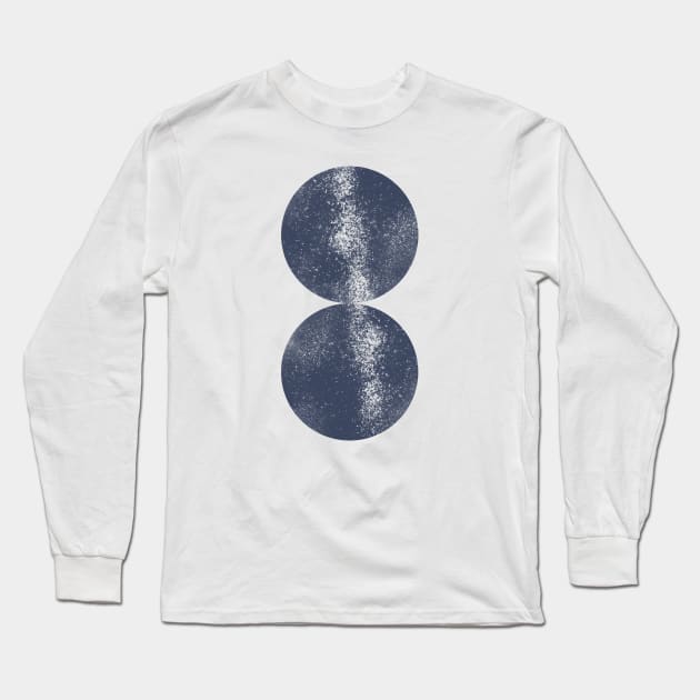 Galaxy abstract art Long Sleeve T-Shirt by Natalatrala